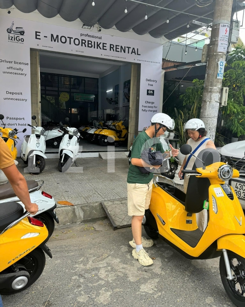 Chọn Izigo để thuê xe máy điện đi Hội An