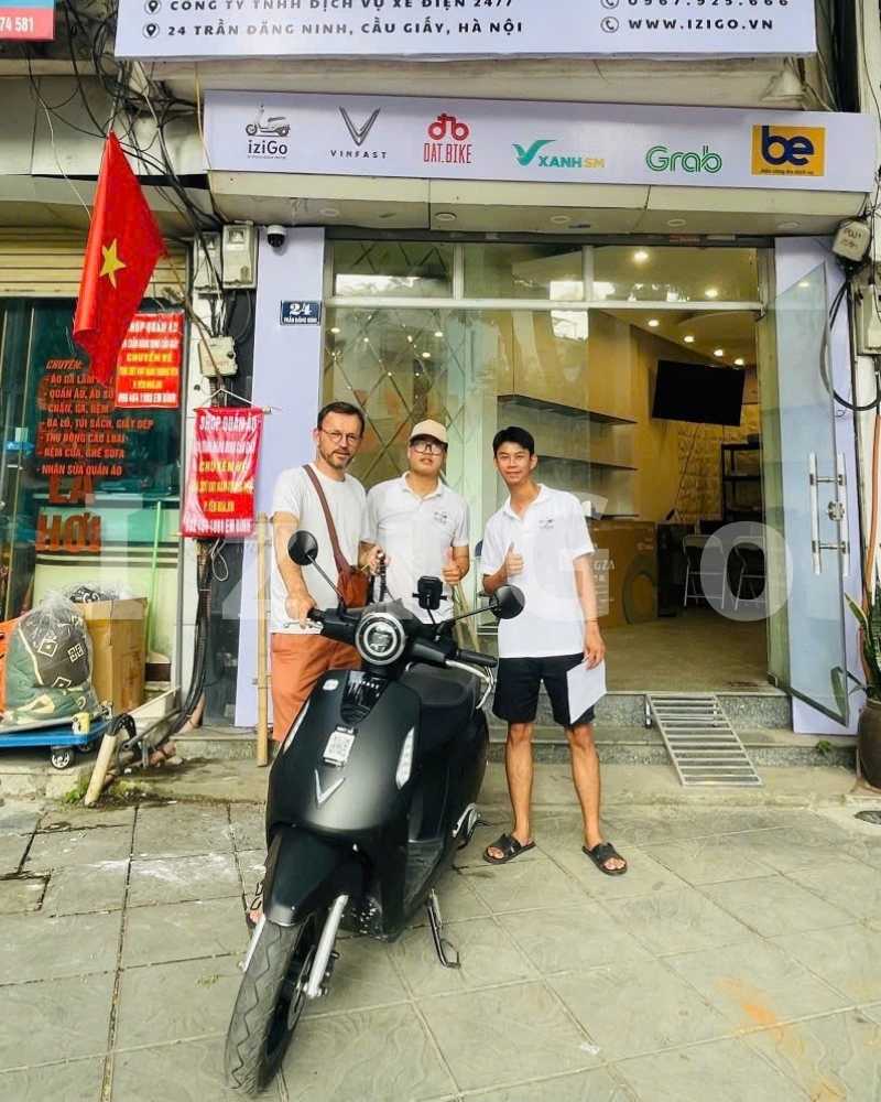  thuê xe máy điện tại Hà Nội 2025
