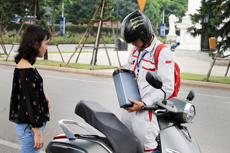 kiểm tra độ chai pin VinFast