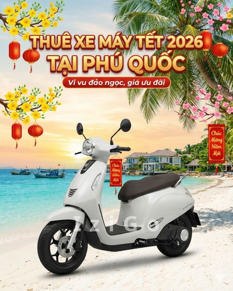 Thuê xe máy Tết 2026 tại Phú Quốc