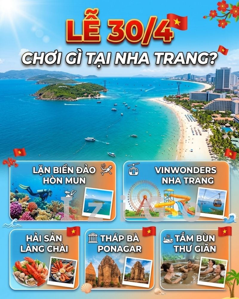 Lễ 30/4 chơi gì tại Nha Trang